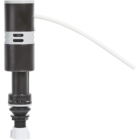 Hausen Standard Self-Cleaning Quick-Install Universal Toilet Fill Valve, Black HA-T105